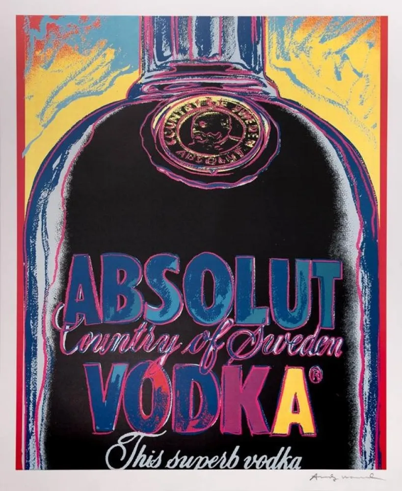 胶版印刷 Warhol - Absolut Vodka