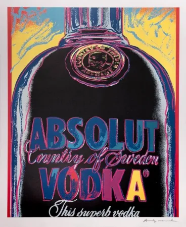 胶版印刷 Warhol - Absolut Vodka