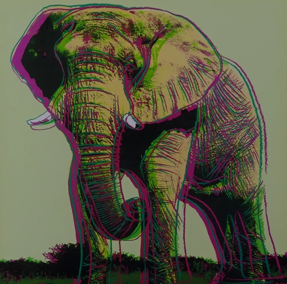 丝网印刷 Warhol - African Elephant
