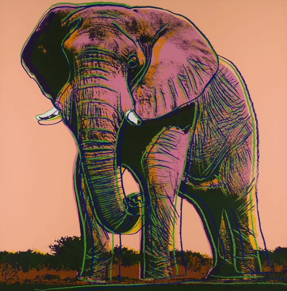 丝网印刷 Warhol - African Elephant (FS II.293)