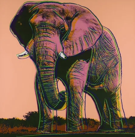 丝网印刷 Warhol - African Elephant (FS II.293)