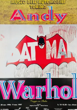 丝网印刷 Warhol (After) - Batman (Museo dell'Automobile)