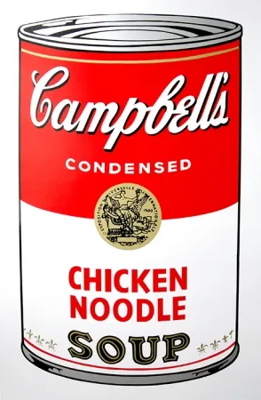 丝网印刷 Warhol (After) - Campbell's Soup - Chicken Noodle