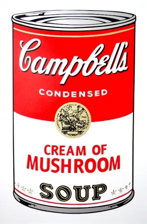 丝网印刷 Warhol (After) - Campbell's Soup - Mushroom