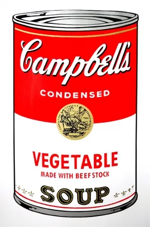 丝网印刷 Warhol (After) - Campbell's Soup - Vegetable