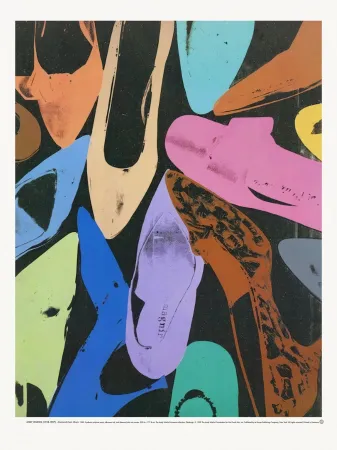 胶版印刷 Warhol (After) - Diamond Dust Shoes 