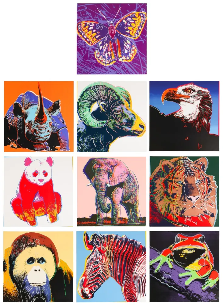石版画 Warhol (After) - Endangered Species