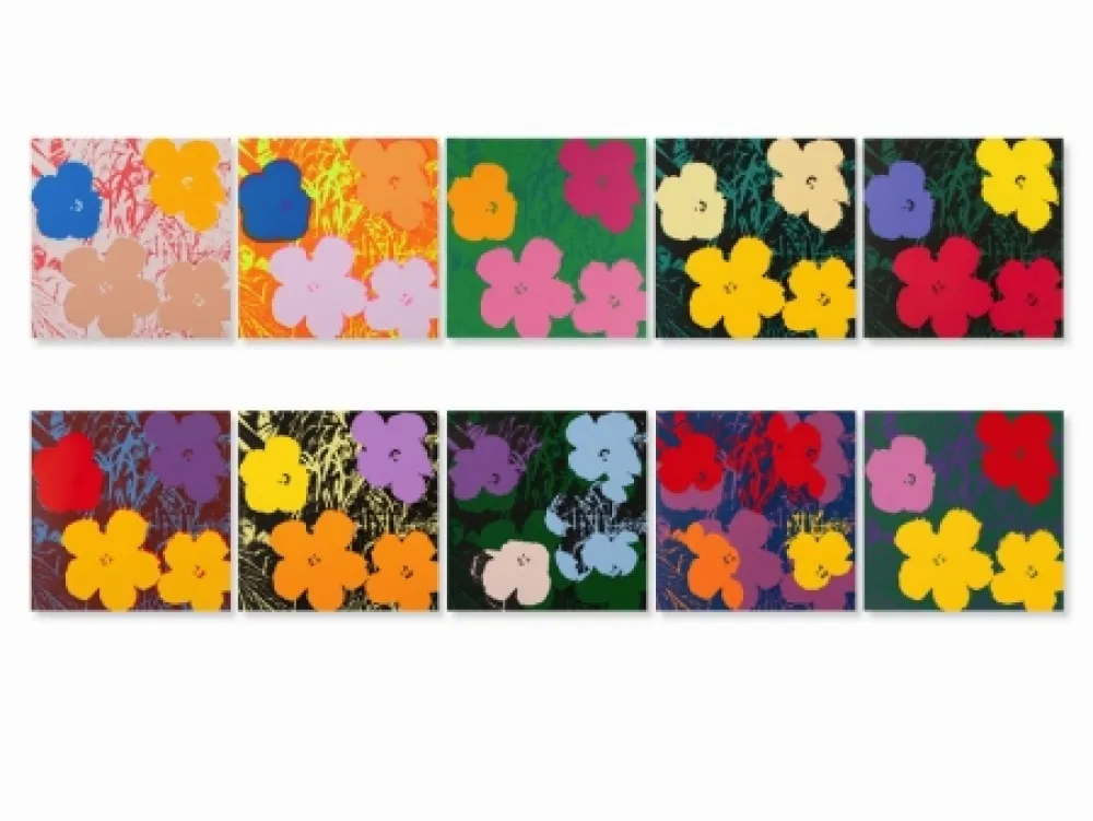 丝网印刷 Warhol (After) - Flowers