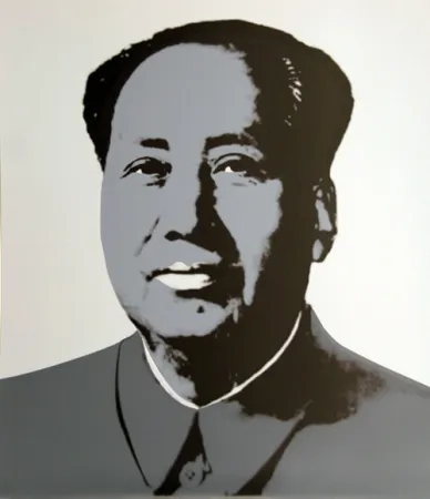 丝网印刷 Warhol (After) - Mao - Grey