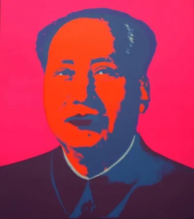 丝网印刷 Warhol (After) - Mao - Hot pink