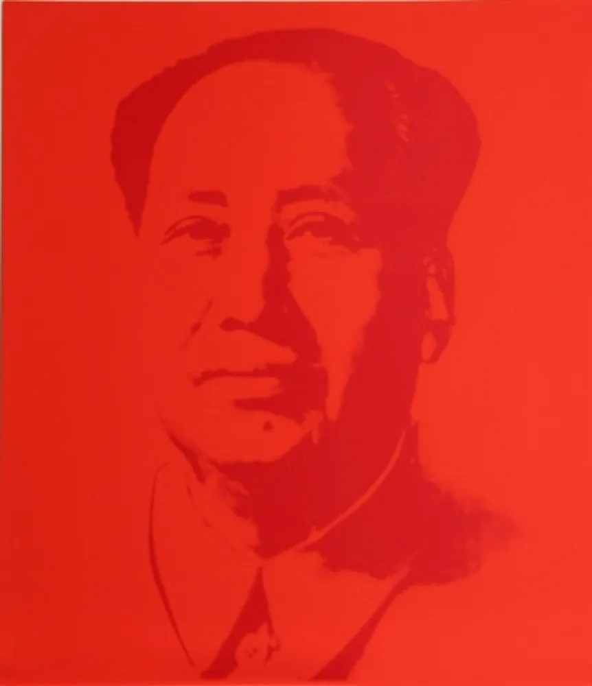 丝网印刷 Warhol (After) - Mao - Red