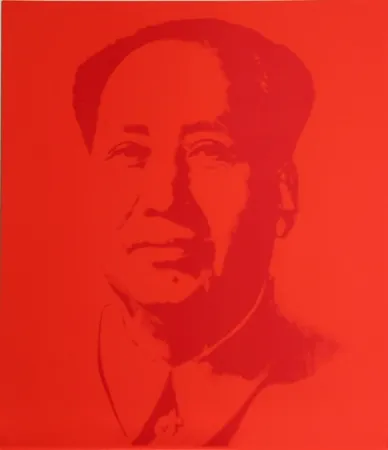 丝网印刷 Warhol (After) - Mao - Red