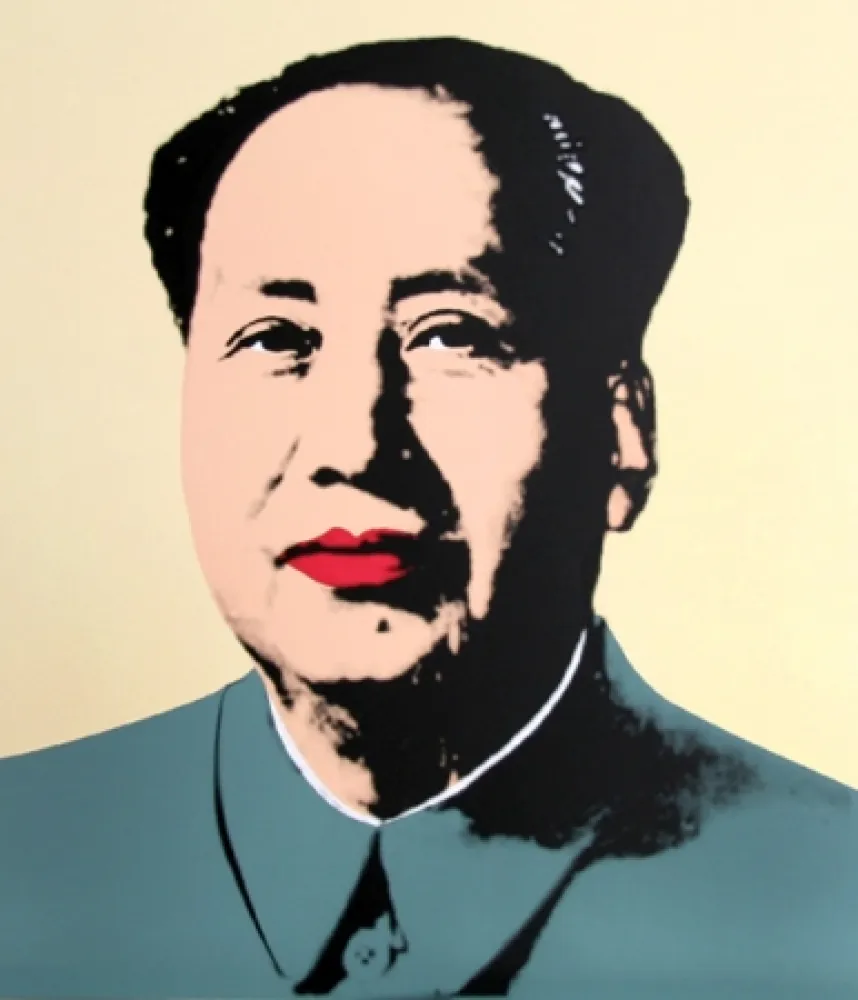 丝网印刷 Warhol (After) - Mao - Yellow