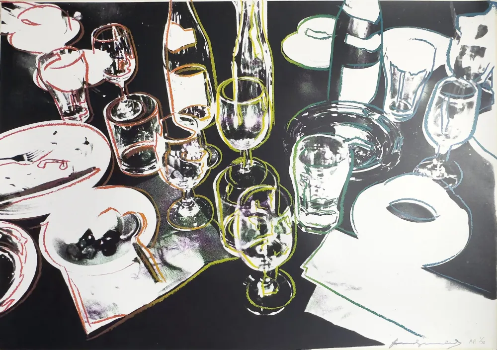 丝网印刷 Warhol - After The Party (Gold Edition)