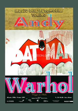 石版画 Warhol - Andy Warhol: 'Batman Dracula' 1997 Offset-lithograph