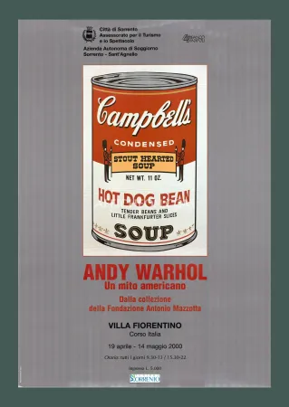 石版画 Warhol - Andy Warhol: 'Campbell's Soup (Hot Dog Bean)' 2000 Offset-lithograph