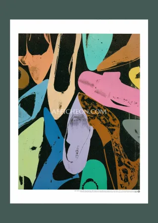 石版画 Warhol - Andy Warhol: 'Diamond Dust Shoes' 1999 Offset-lithograph 