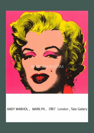 石版画 Warhol - Andy Warhol: 'Marilyn (Tate Gallery)' 1987 Offset-lithograph