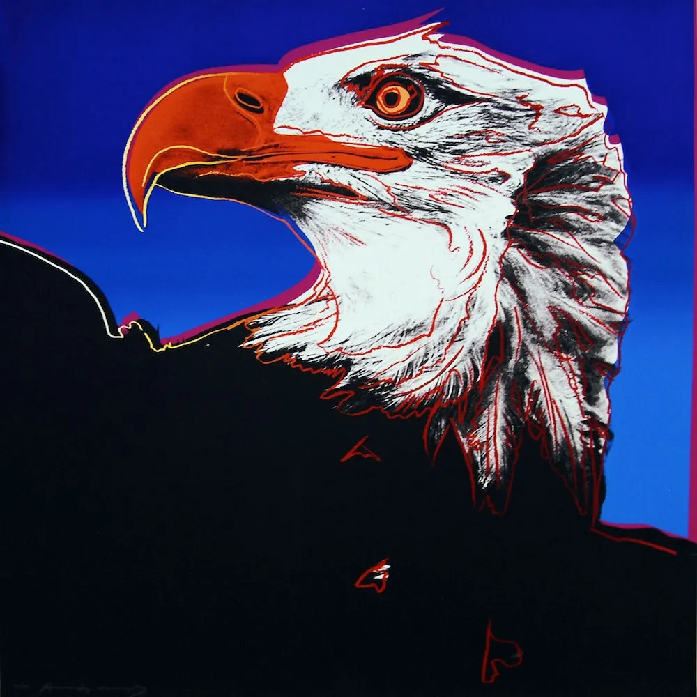 丝网印刷 Warhol - Bald Eagle (FS II.296)