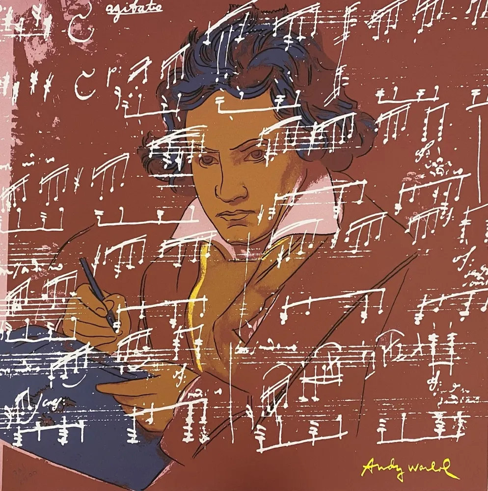 胶版印刷 Warhol - Beethoven