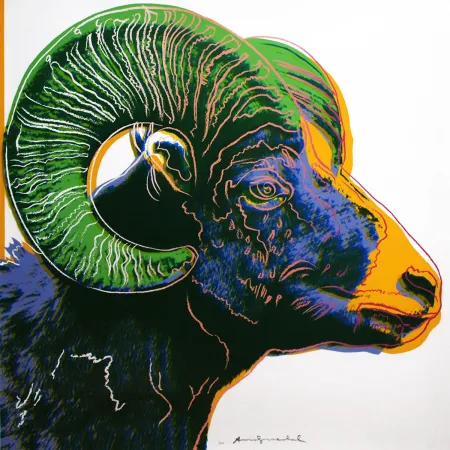 丝网印刷 Warhol - Bighorn Ram (FS II.302)