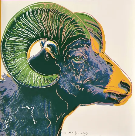 丝网印刷 Warhol - Bighorn Ram (FS II.302)