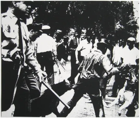 丝网印刷 Warhol - Birmingham Race Riot 
