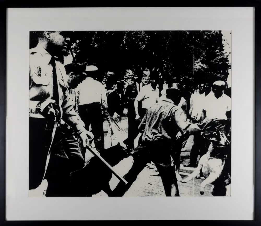丝网印刷 Warhol - Birmingham Race Riot, 1964