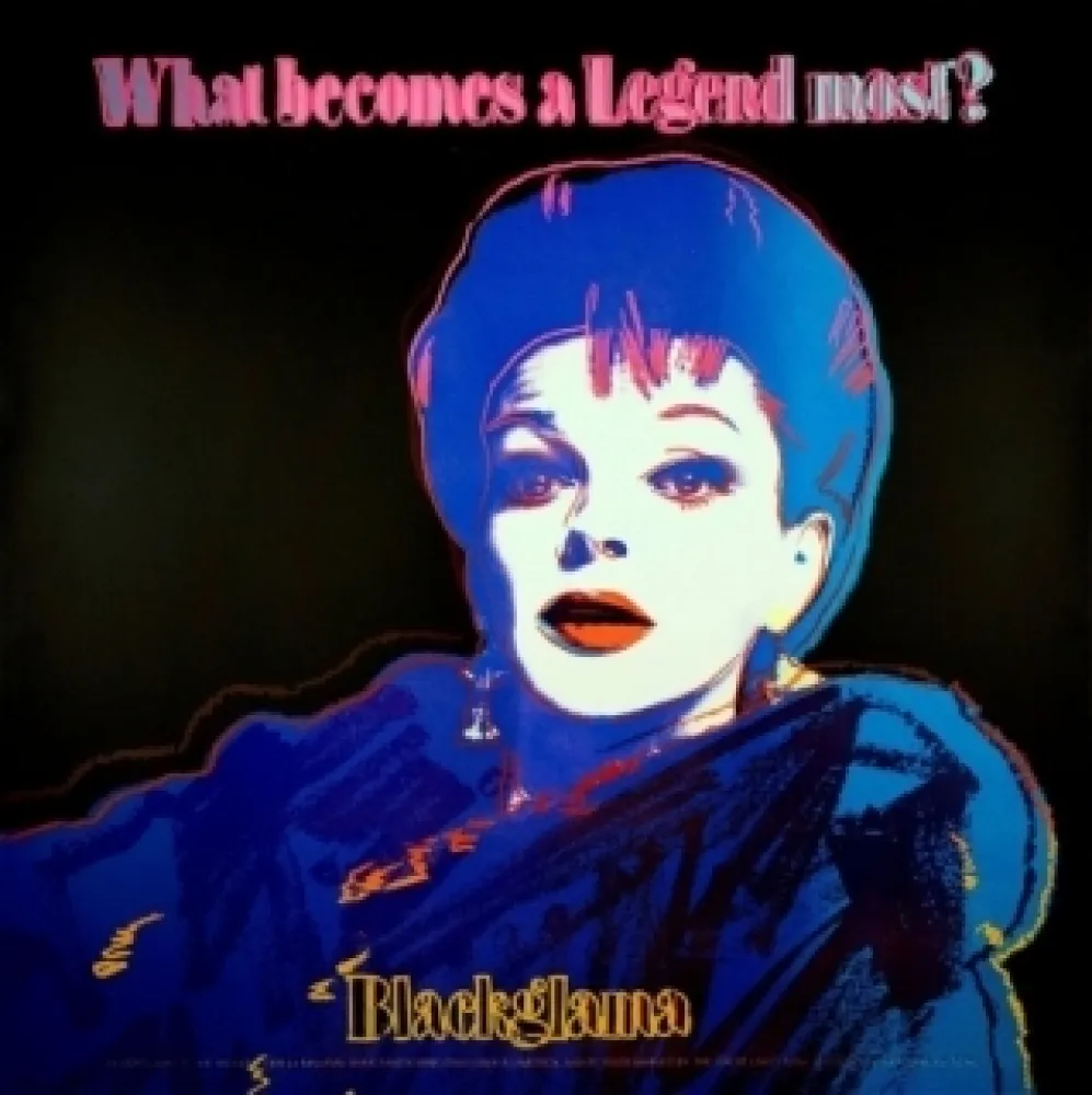 丝网印刷 Warhol - Blackglama 351 by Andy Warhol 