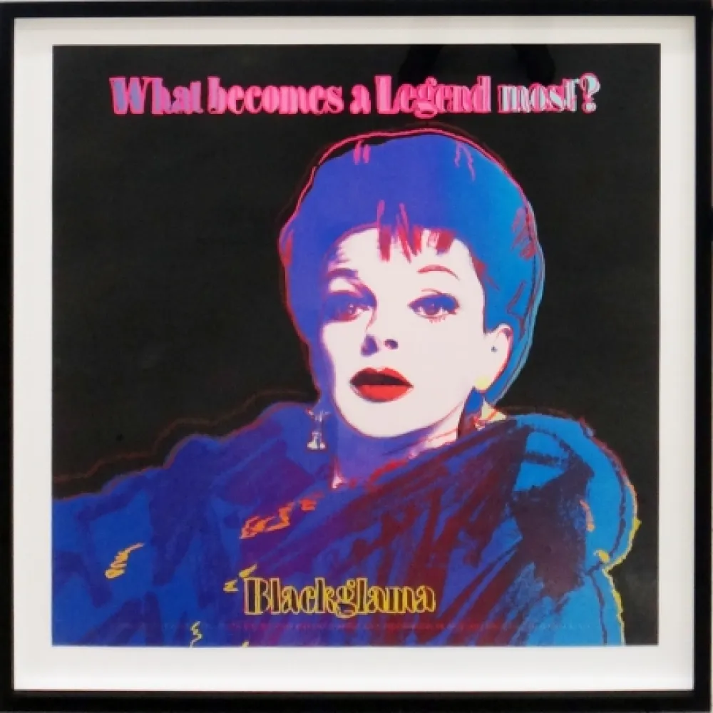 丝网印刷 Warhol - Blackglama (Judy Garland from Ads portfolio)