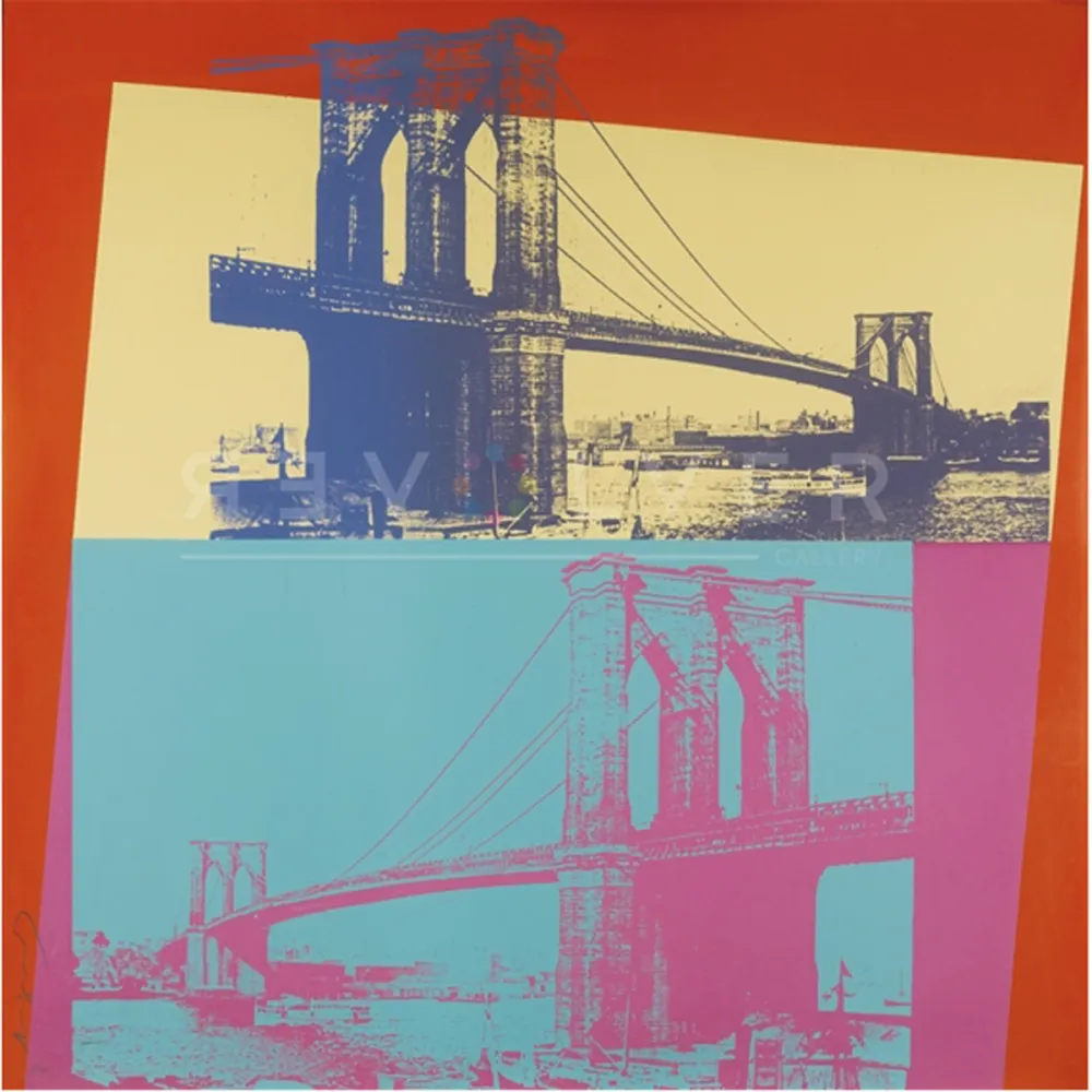 丝网印刷 Warhol - Brooklyn Bridge 