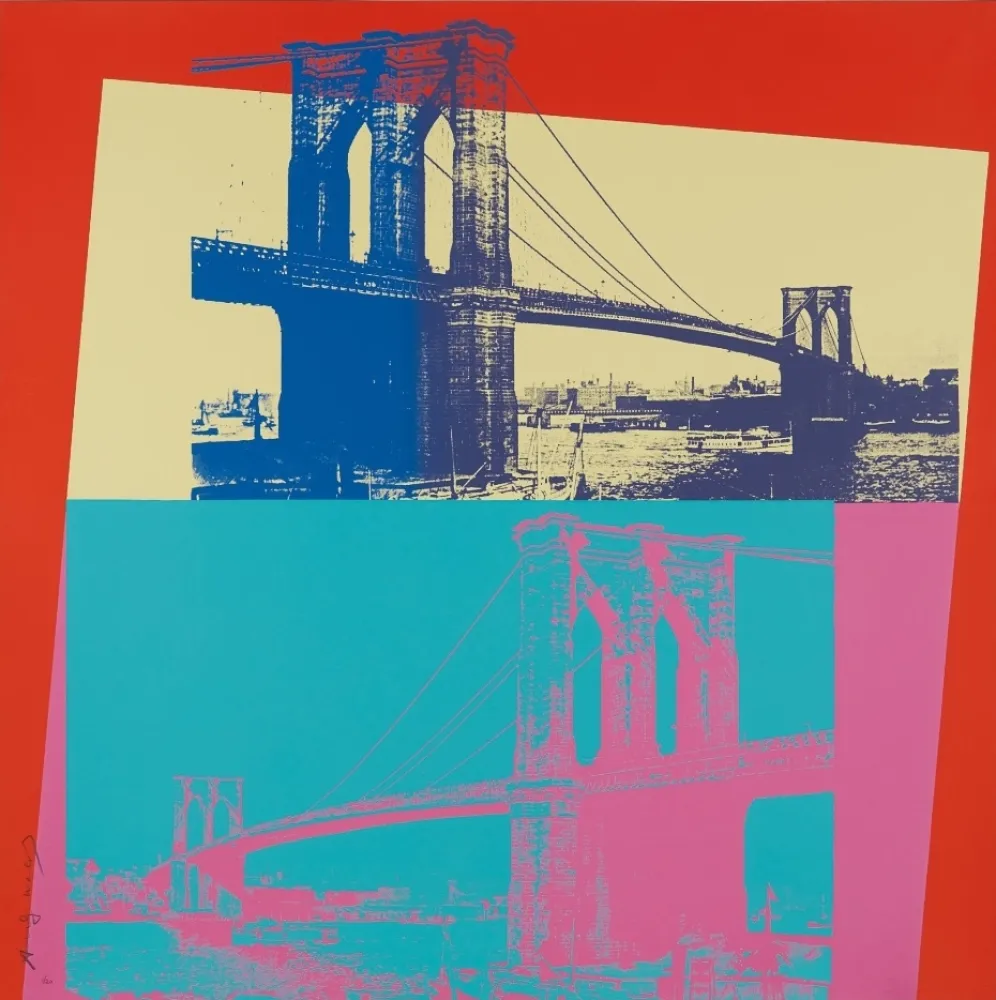 丝网印刷 Warhol - Brooklyn Bridge