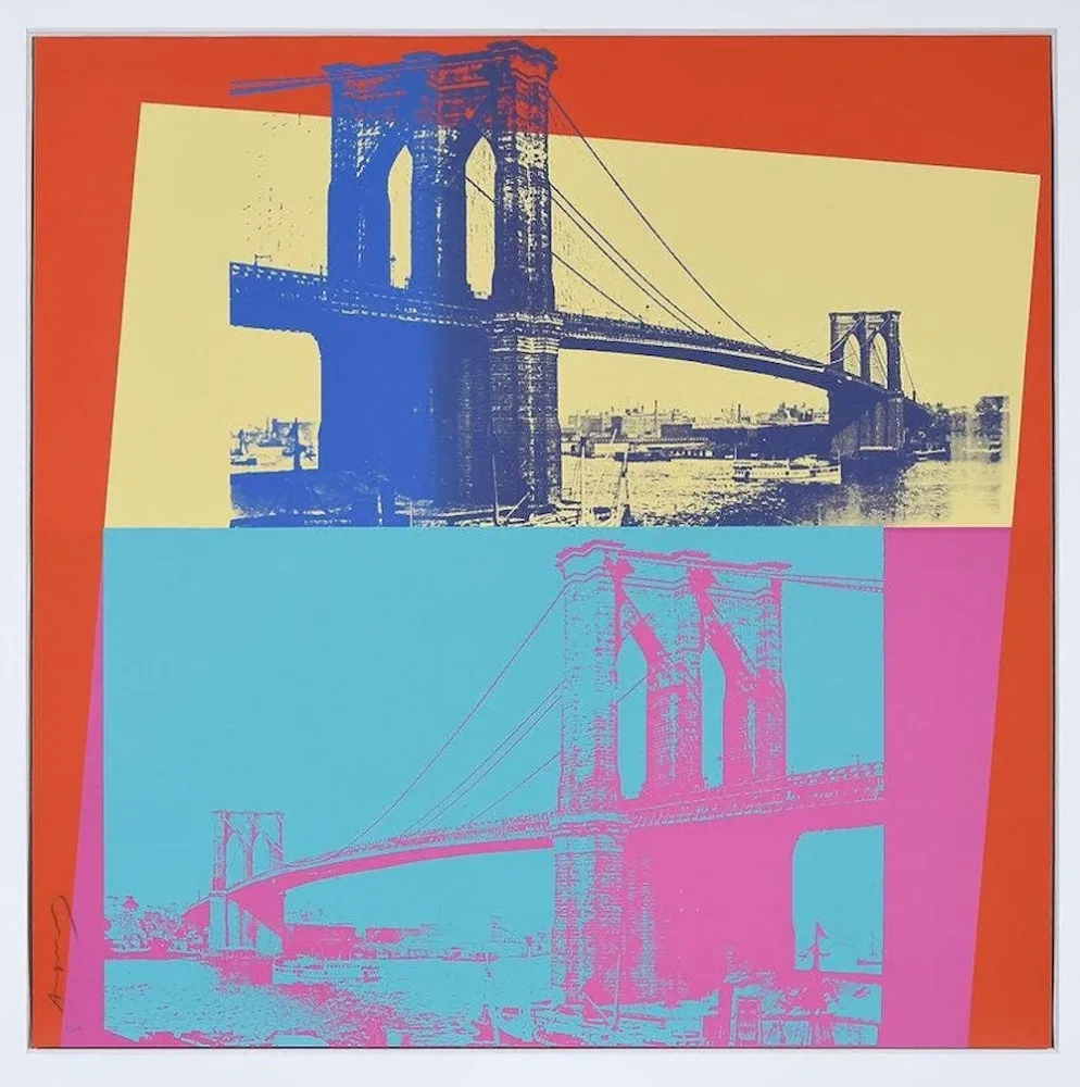 丝网印刷 Warhol - Brooklyn Bridge, FS 11.290
