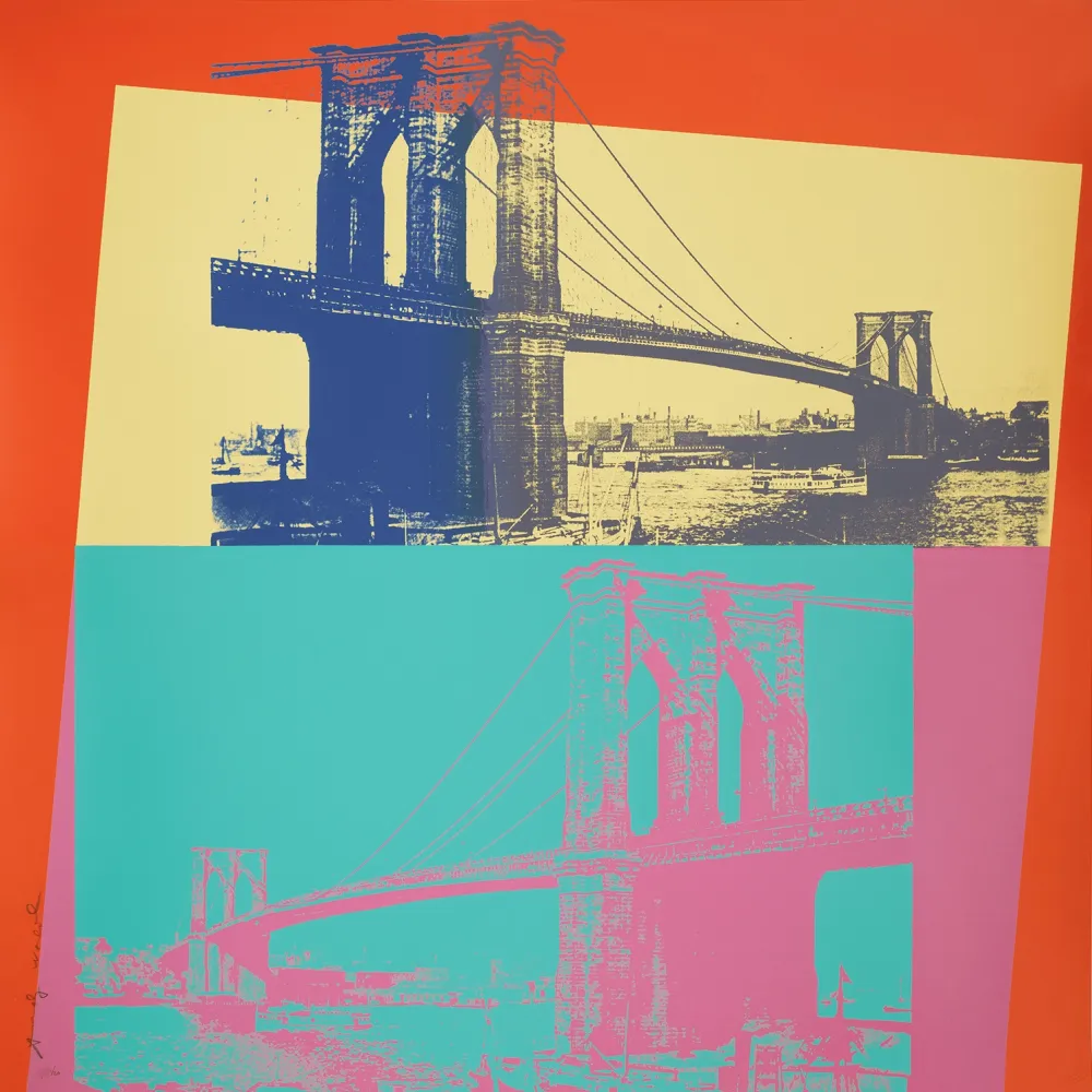 丝网印刷 Warhol - Brooklyn Bridge (FS II.290)