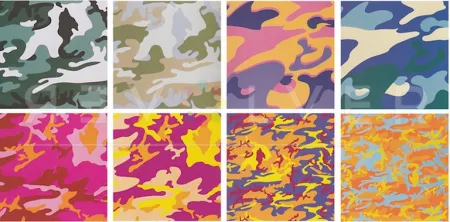 丝网印刷 Warhol - Camouflage Complete Portfolio