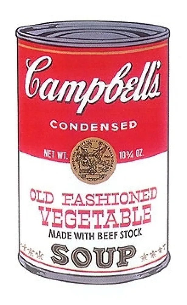 丝网印刷 Warhol - Campbell’s Old fashioned Vegetable Soup