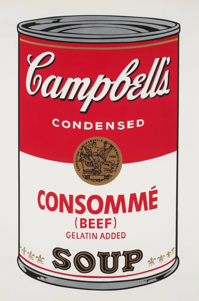丝网印刷 Warhol - Campbell`s Soup (Beef Consommé)