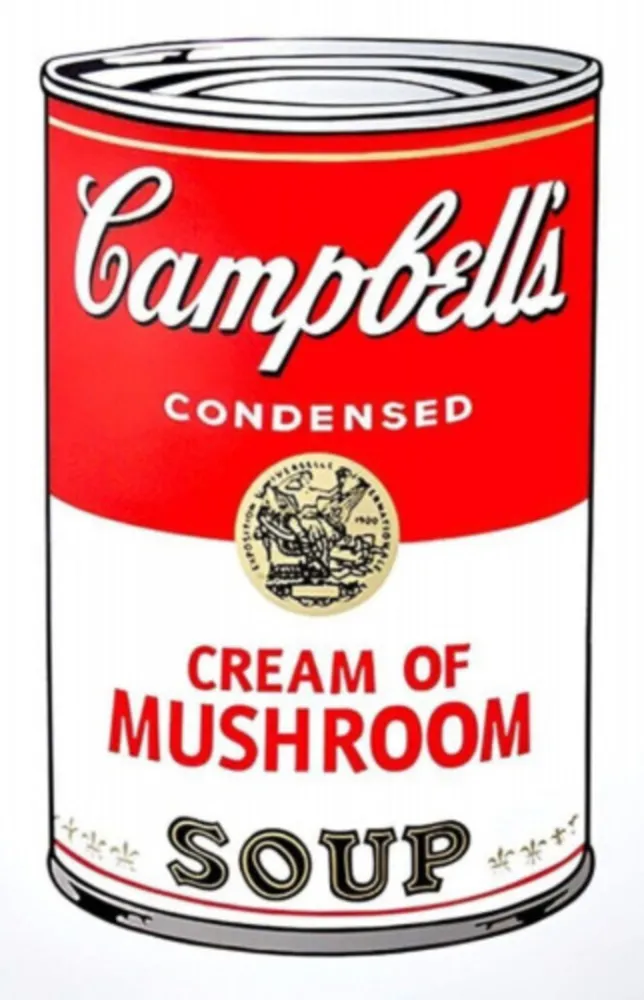 丝网印刷 Warhol - Campbell's Soup Can: Cream of Mushroom