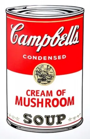 丝网印刷 Warhol - Campbell's Soup Can: Cream of Mushroom