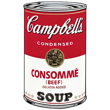 丝网印刷 Warhol - Campbell's Soup: Consommé (FS II.52)