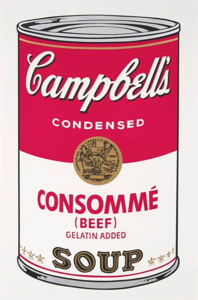 丝网印刷 Warhol - Campbell's Soup: Consommé (FS II.52)