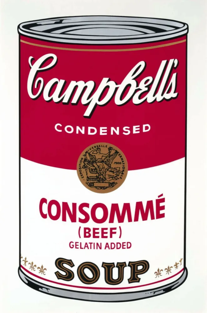 丝网印刷 Warhol - Campbell's Soup: Consommé (FS II.52)