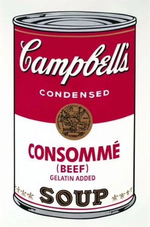 丝网印刷 Warhol - Campbell's Soup: Consommé (FS II.52)