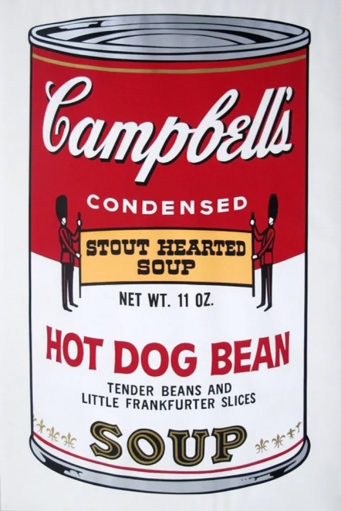 丝网印刷 Warhol - Campbell's Soup: Hot Dog Bean