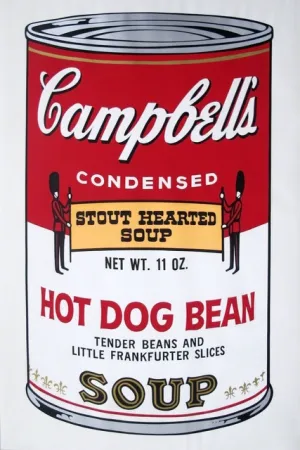 丝网印刷 Warhol - Campbell's Soup: Hot Dog Bean