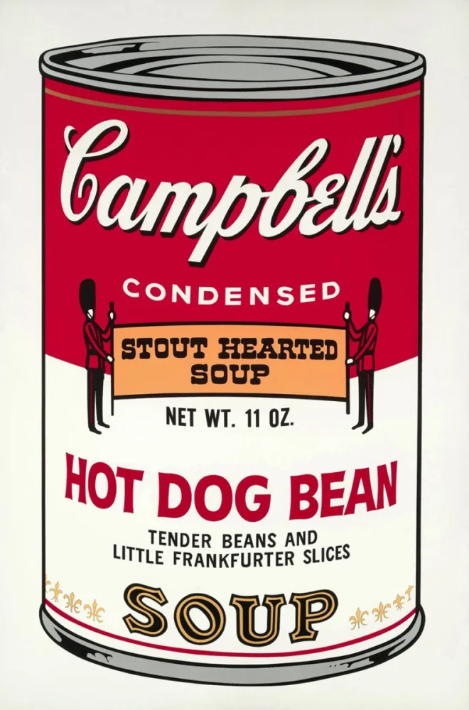 丝网印刷 Warhol - Campbell's Soup: Hot Dog Bean