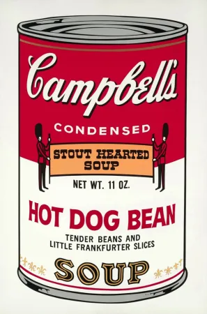 丝网印刷 Warhol - Campbell's Soup: Hot Dog Bean