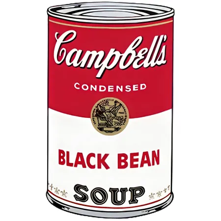 丝网印刷 Warhol - Campbell's Soup I: Black Bean (FS II.44)