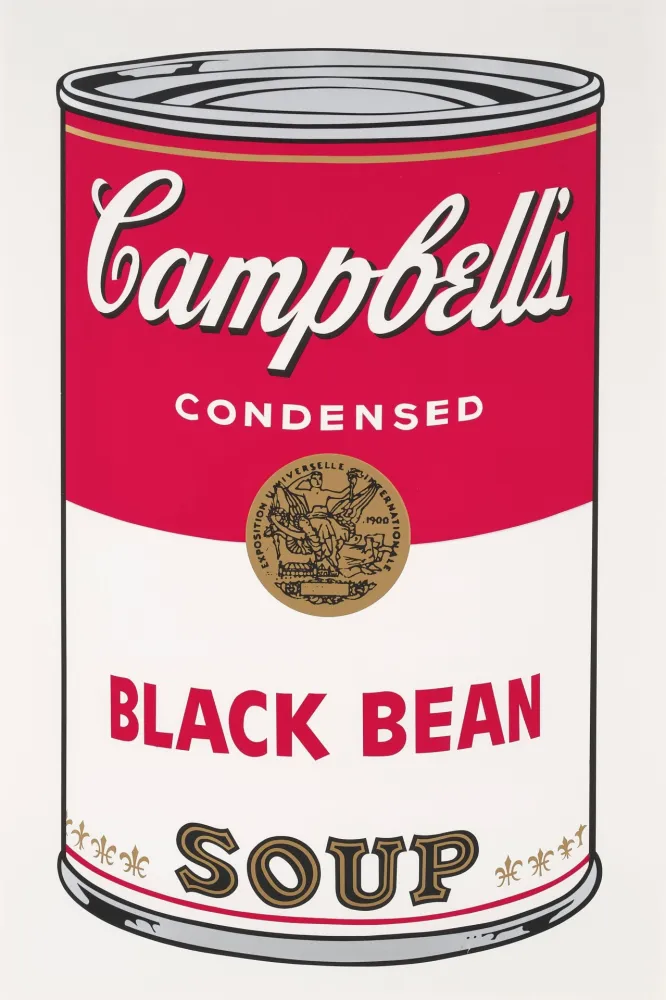 丝网印刷 Warhol - Campbell's Soup I: Black Bean (FS II.44)