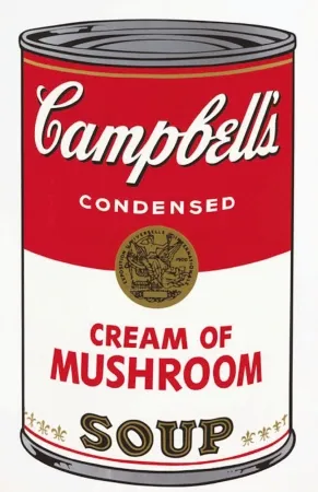 丝网印刷 Warhol - Campbell's Soup I: Cream of Mushroom by Andy Warhol